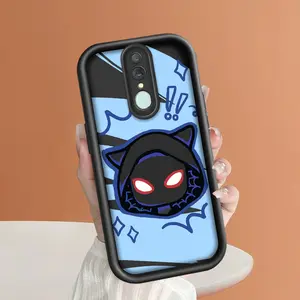 Cocok Untuk OPPO F11 Casing Ponsel Fashion Kesing Phone Cassing Cesing Softcase Keren Silikon Chasing Kasing Tahan Jatuh 3917 Warna Hitam Dan Putih