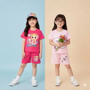ITSME SETELAN BAJU ANAK PEREMPUAN / ANAK CEWEK / SETELAN BAYI / BALITA / ANGKA / MURAH