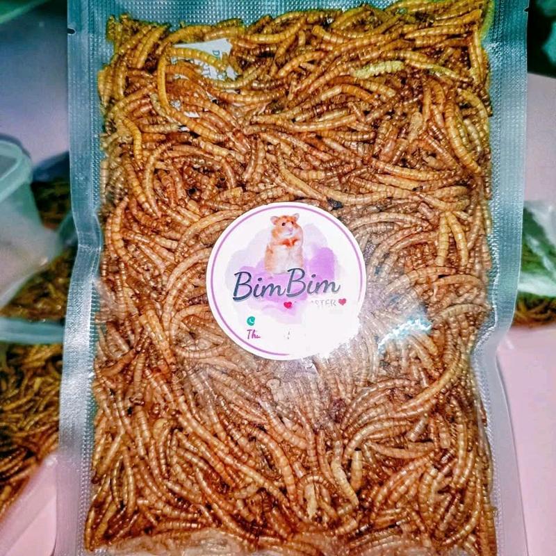  Sâu trung sấy khô cho hamster rat ăn dặm bổ sung protein món khoái khẩu 