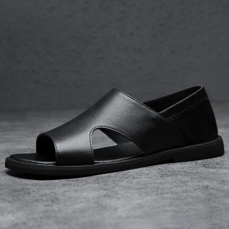 Dép Nam, PAMATE, Da Mềm Chất Lượng Cao, Đế Mềm, Chống Trượt, Thích Hợp Đi Biển