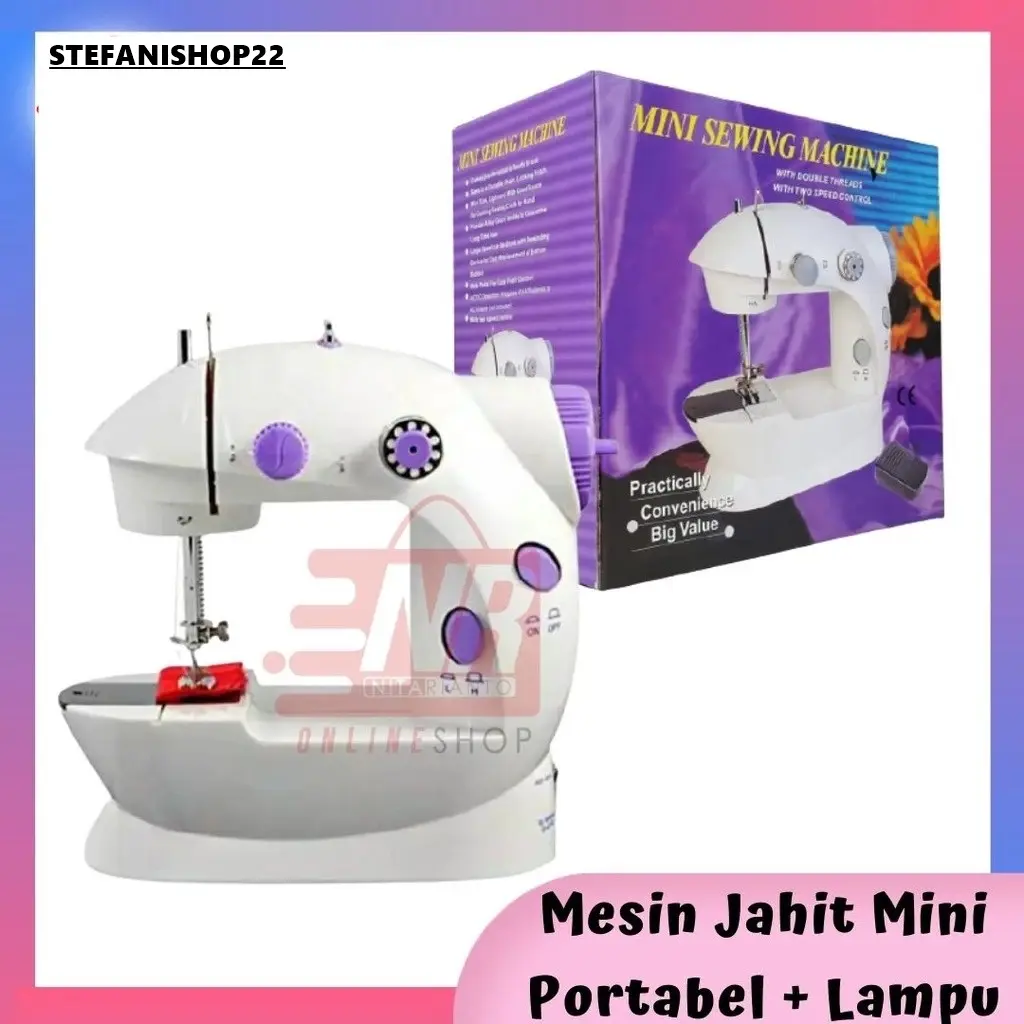 Mesin Jahit Mini Portable SM-202 Sewing Machine