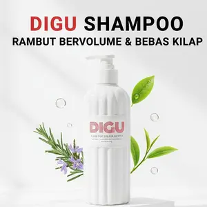 DIGU sampo anti pengeringan rambut pengendalian minyak peluh sampo penghilang keripik