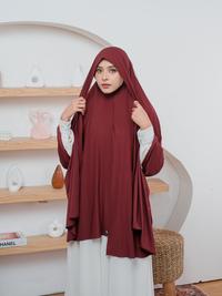 Gambar Jilbab Pashmina Khimar Bandana Instan Jersey Syari Amaluna Jumbo 3in1 - Coksu dari AMALUNA Kota Bandung 2 Tokopedia