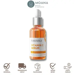 [FLASH SALE] Hanasui Serum Vitamin C - 20ml | Renew Series | Mencerahkan & Pudarkan Bintik Hitam 2% Vitamin C 2% Niacinamide 1% Betaine