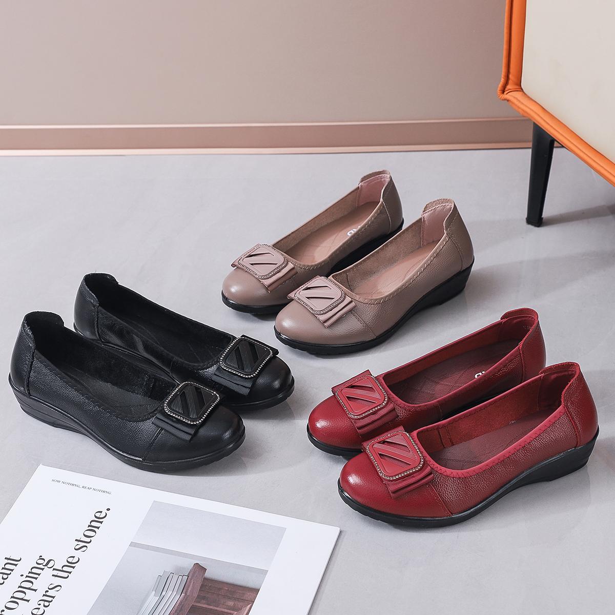 LURAD Sepatu Flat Shoes Wanita New Arrival Warna Trendi Sepatu Cewek Jalan Santai Sepatu Nyaman Simpel YJA20-1