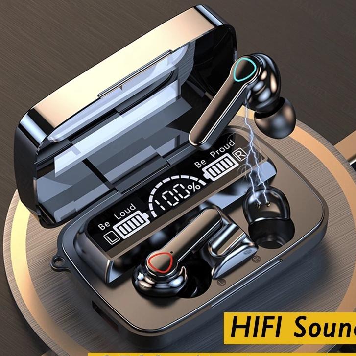 Tai nghe Bluetooth không dây đa chức năng M19, mã nóng mới cho mọi mẫu 0