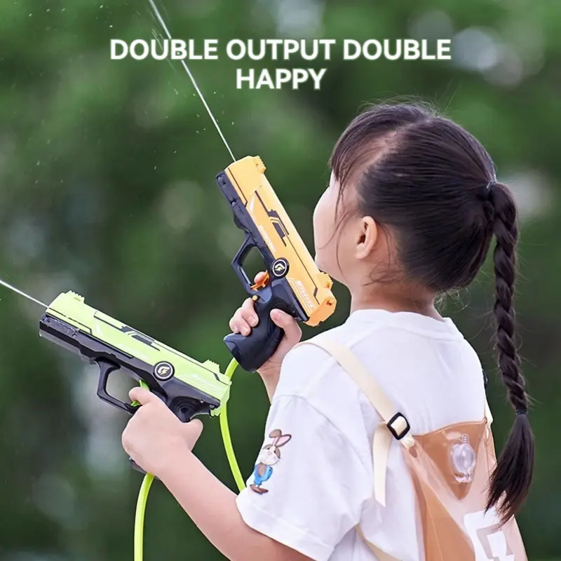 【COD】COOLFOX TOYS Mainan Penyiram Listrik Terus Menerus Anak-anak Glock Water Sepenuhnya Otomatis 3