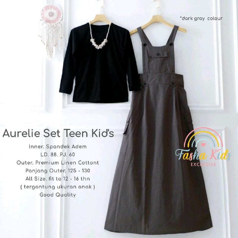 Baju Setelan Anak Aurelie Set Kids Untuk Usia 12-16 Tahun (COD) - Fashion Anak 2