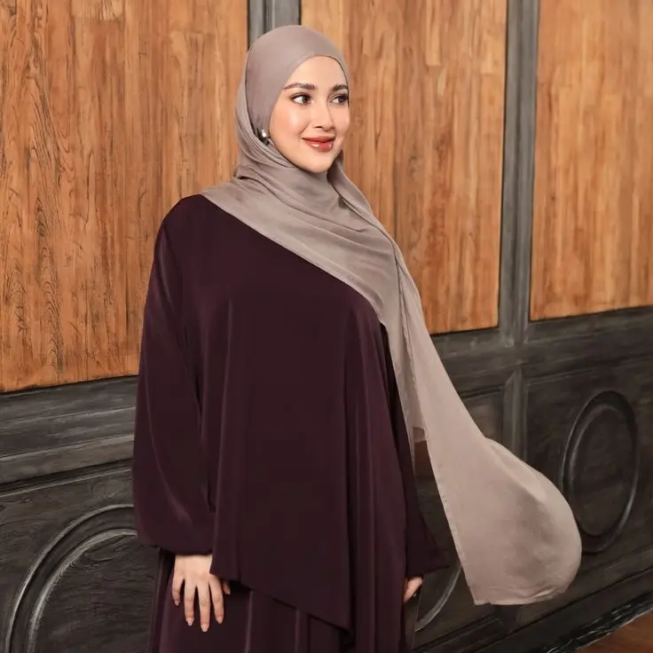 Pashmina Viscose Bamboo 175x75cm Anti Sobek Nyaman Adem Syal Jilbab Muslim Wanita Premium Quality - Panjang Panjang Syal