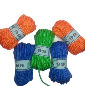 isi 5 Tali TAMBANG 10 Meter/Tali Jemuran/Senar/Tali Skyping/Tali Plastik Kuat