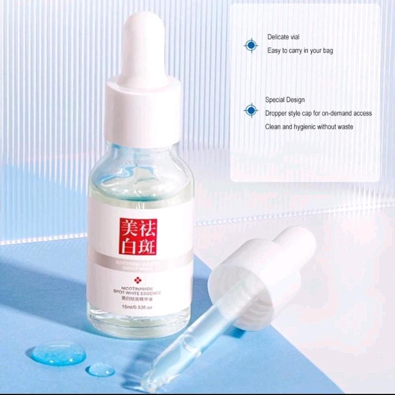 FUYAN Serum Wajah Nikotinamide Spot White Essence 15ML Serum Flek Hitam Freckle Remove  Dark Spot Melasma 1