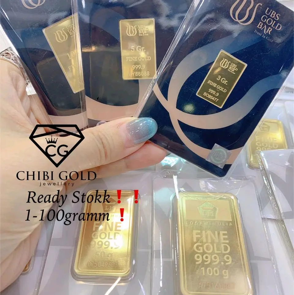 CHIBI GOLD 1 - LM ANTAM 1 GRAM  LOGAM MULIA ANTAM DAN UBS 1 GRAM
