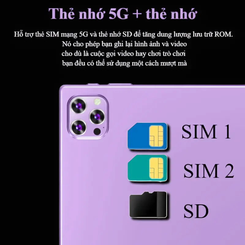 [Mua 1 tặng 6 + bảo hành 1 năm] Máy tính bảng màn hình học tập văn phòng Full HD 12 inch 2025 Pin 15000mAh RAM 16GB + 1TB Màn hình chơi game 24MP + 48MP Camera kép 4G/5GWiFi Gọi điện Máy tính bảng Thích hợp cho Giải trí và Giải trí COD 8