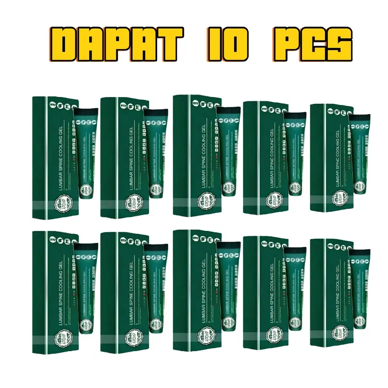 TERMURAH 10 PCS SALEP LUMBAR APDMP SPINE COOLING GEL ORIGINAL,asam urat, pegelinu, rematik, sendi,stroke, dll 0