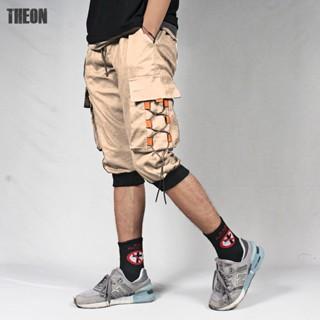 Celana training kain katun 3 4 Uniseks sport model terbaru 9
