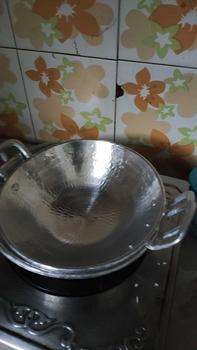 Product Review of paket wajan 20 cm dan 24 cm alumunium tempa penggorengan tebal anti lengket Alat Dapur Kitchenware from Z**H 1