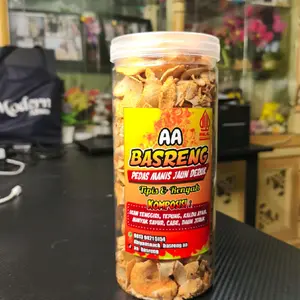 Basreng AA, pedas manis daun jeruk pedas manis nya nikmat banget