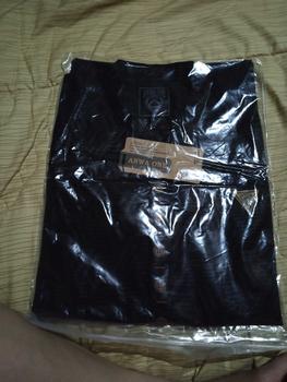 Product Review of Baju Koko Kurta Pria Motif Embos Terbaru Original Anwa Terlaris Atasan Dewasa Hitam Cream Kuning Maroon Navy Muslim Nyaman Putih Lembut  Variasi Panjang Pendek Tebal Katun Kombinasi Kerah Oblong from R**y 0