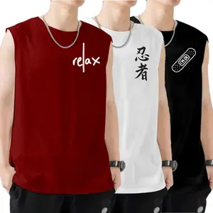 PROMO MURAH PAKET 3PCS Baju Kaos Singlet Pria Kaus Lekbong Cowok Laki Paketan Motif 3 pcs Tanktop