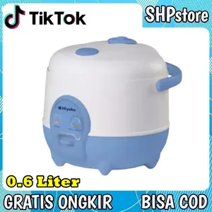 Rice Cooker Miyako MCM 606 B Kaasitas 0.6 Liter Bergaransi Resmi