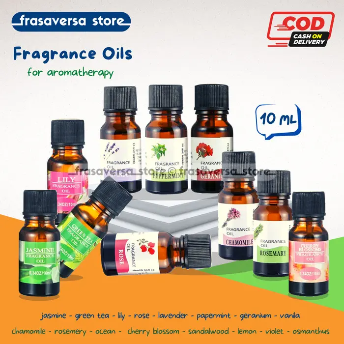 Minyak Essential Oil Aromatherapy Diffuser Minyak Esensial 10ml RH-17