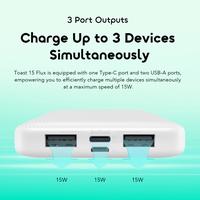 Gambar (Exclusive Iben ) oraimo x Tahilalats  Powerbank Toast 15 Boost  OPB-1101 Fast Charging Charger Power Bank 10.000mAh 15W Fast Charging Type C Cute Pastel Colors - Light Gold x Tahilalats dari oraimo Authentic Store Kota Administrasi Jakarta Barat 4 Tokopedia