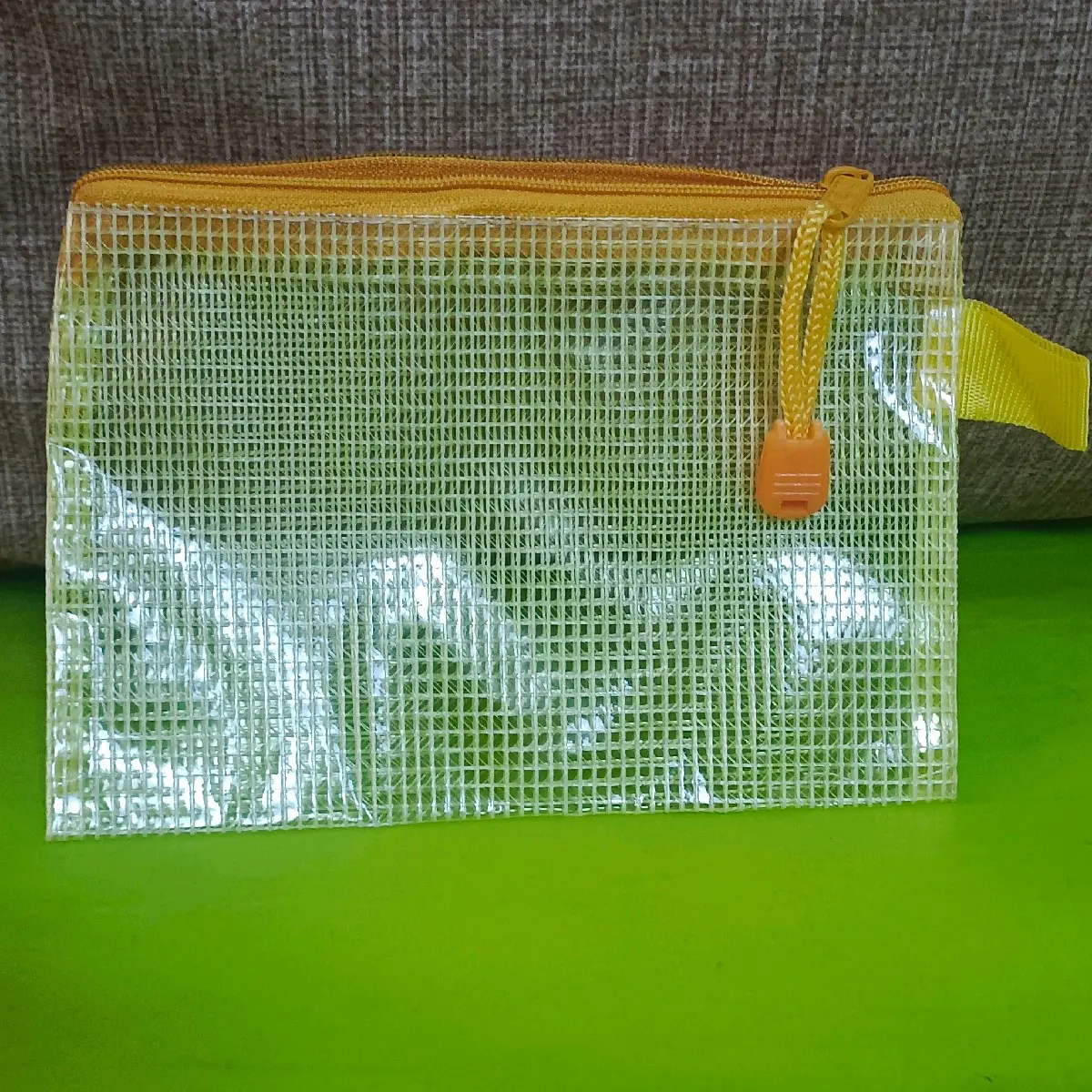 Pouch Dompet Transparan - Sleting