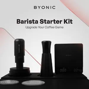 Byonic Barista Starter Kit - Perlengkapan Barista untuk Espresso Tamper Coffee, Puck Screen, WDT Tool, Timbangan Kopi