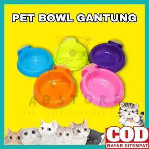 Tempat Makan Kucing Gantung Petbowl Gantung Tempat Makan Anjing Kelinci Musang Landak Hamster Tempat Minum Jepit Tempat Makan Hewan