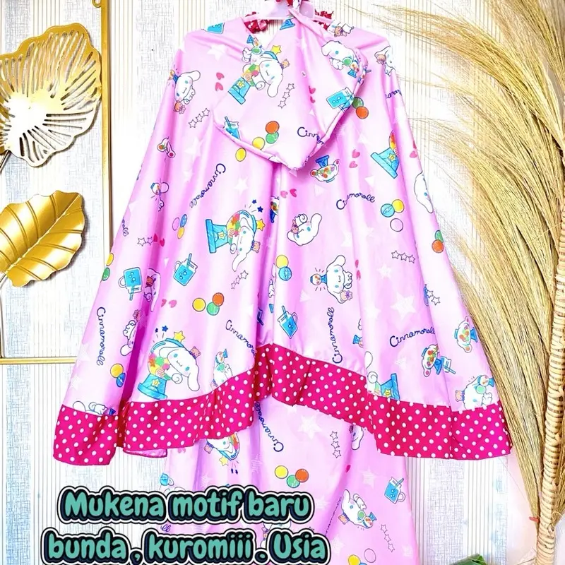 mukena anak karakter usia 6_10 tahun Katun Motif Muslim 7