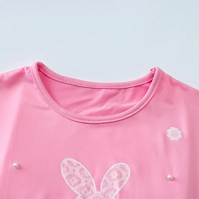 Setelan Celana Pendek Dan Kaos Anak Cewek Anak Perempuan Uisa 1-4Tahun 5