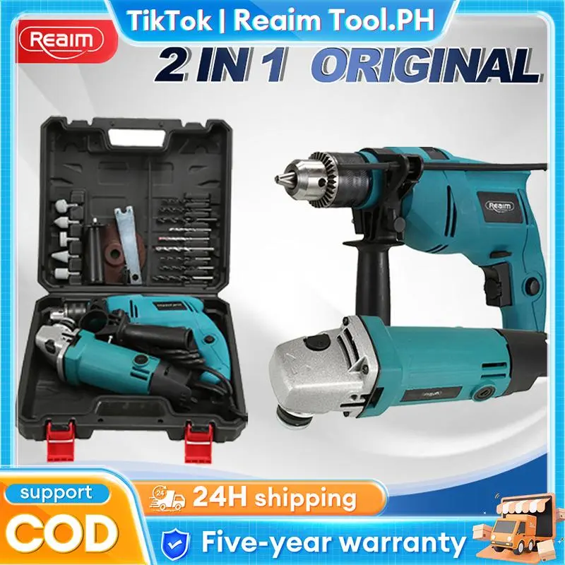 in Including Angle Grinder and Impact Drill and JigSaw Set