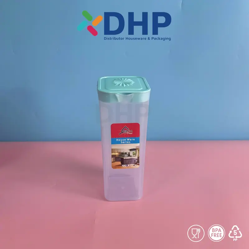 [ALX] Botol Air Kulkas (1 Liter) Water Jug Utsuri Tempat Air Minum 1000ml Plastik MURAH MERIAH Tahan Lama Tidak Mudah Pecah 6