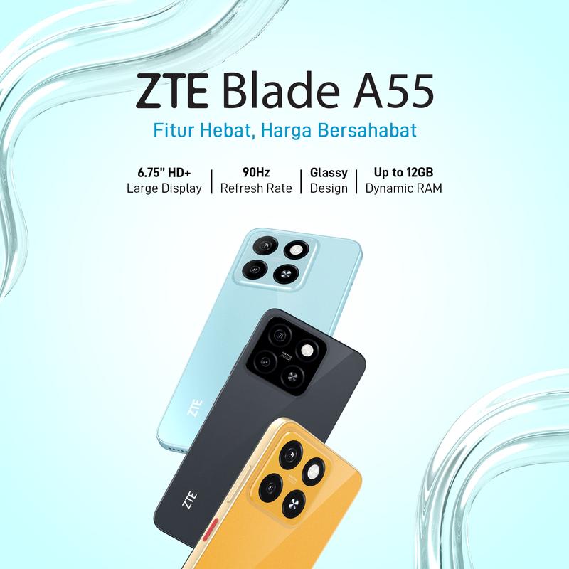 [ANDRIYADI SHOW] ZTE Blade A55 RAM 4 + 8GB ROM 128GB 5.000 mAh Garansi Resmi 8