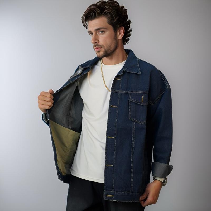 Product Introduction of Áo khoác jeans màu hè vừa vặn - Phong cách sang trọng ngầu 23