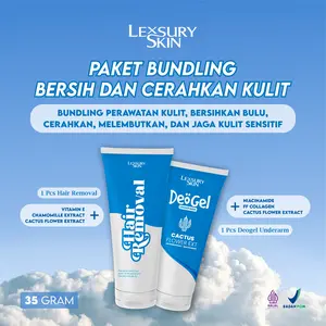[PAKET GLOWING] PAKET HEMAT BUNDLING 1Pcs HAIR REMOVAL + 1Pcs UNDERARM BERSIHKAN BULU, MENCERAHKAN, MELEMBABKAN DAN MENJAGA KULIT SENSITIF