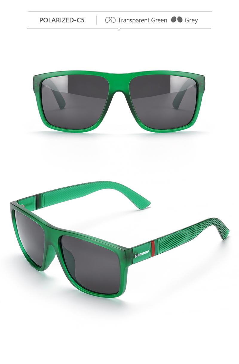 Product Introduction of Shimano Polarized Fishing Sunglasses Men Women Outdoor Sports Goggles Unisex Running Hiking Driving Eyewear UV400 Sun Glasses 12