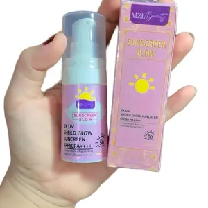 (KEMASAN TERBARU)MZL Beauty Sunscreen Glow SPF 50++++ isi tetap 20gr untuk Perlindungan dan Pencerahan Kulit Wajah Kusam Semua Tipe Kulit Ceramides Facial Sunscreen & Sun Care