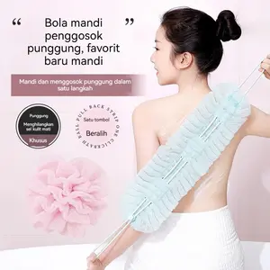 Bola mandi elastis, handuk mandi dua-dalam-satu yang dapat meregangkan punggung, handuk mandi bernilai tinggi untuk menghilangkan lumpur tanpa rasa sakit