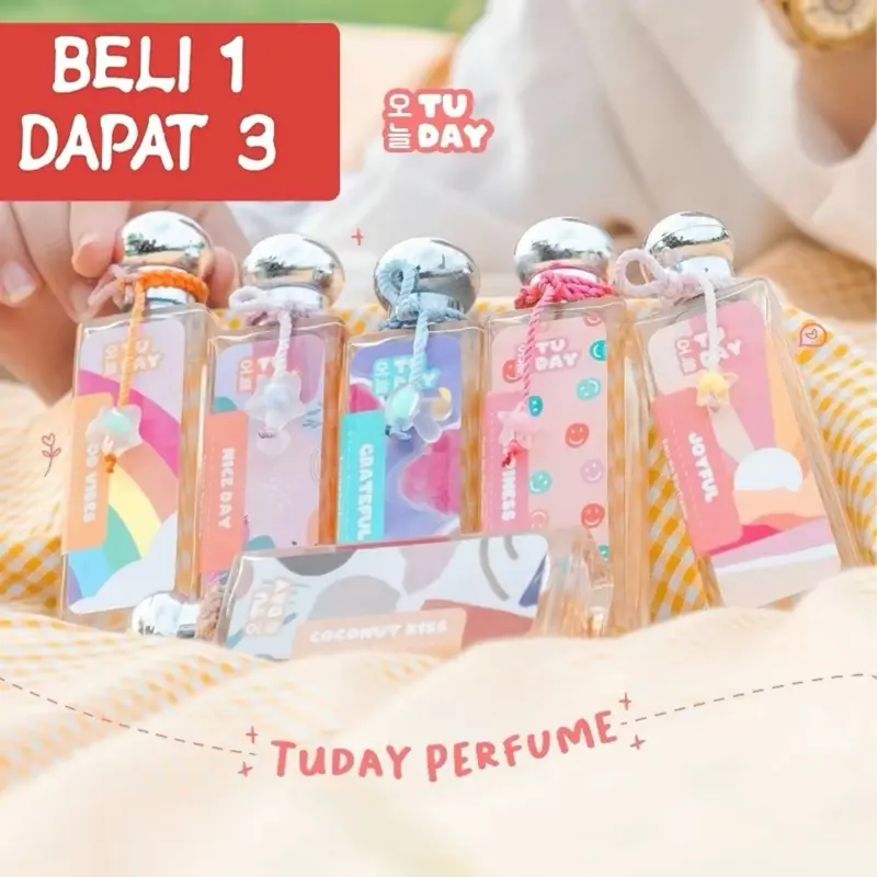 Buy 1 Get 3 Parfum Tuday 35ml Parfum Wanita Tahan Lama 0