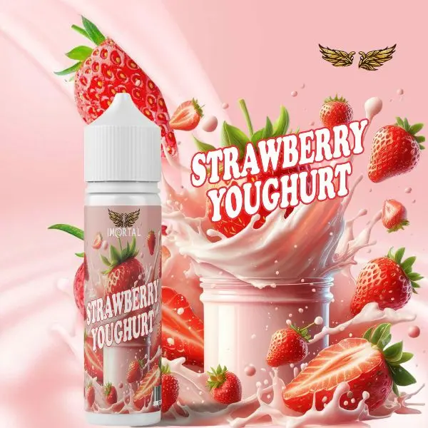Juice Liquids- 30ML/60ML Sari buah STRAWBERRY/YOUGHURT Jus murni halal organic Big sale Promo Bebas gula Simple Strawberry Syrup