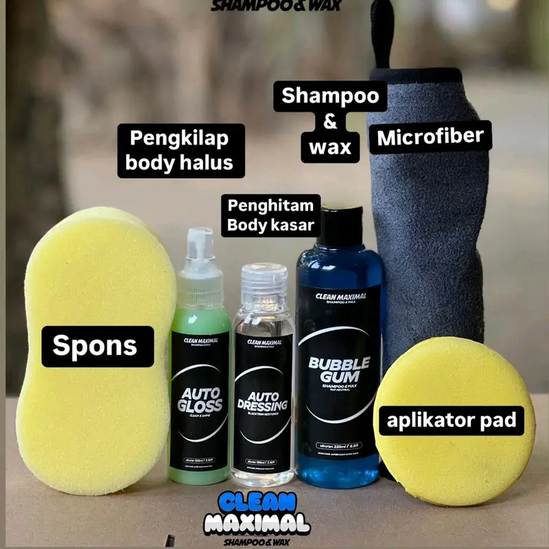 sabun Terlaris No. 1 | PAKET LENGKAP CUCI KENDARAAN by Maximal Clean Car 2