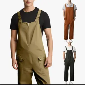 DASK JUMPSUIT OVERALL SOLID CASUAL UNISEX
