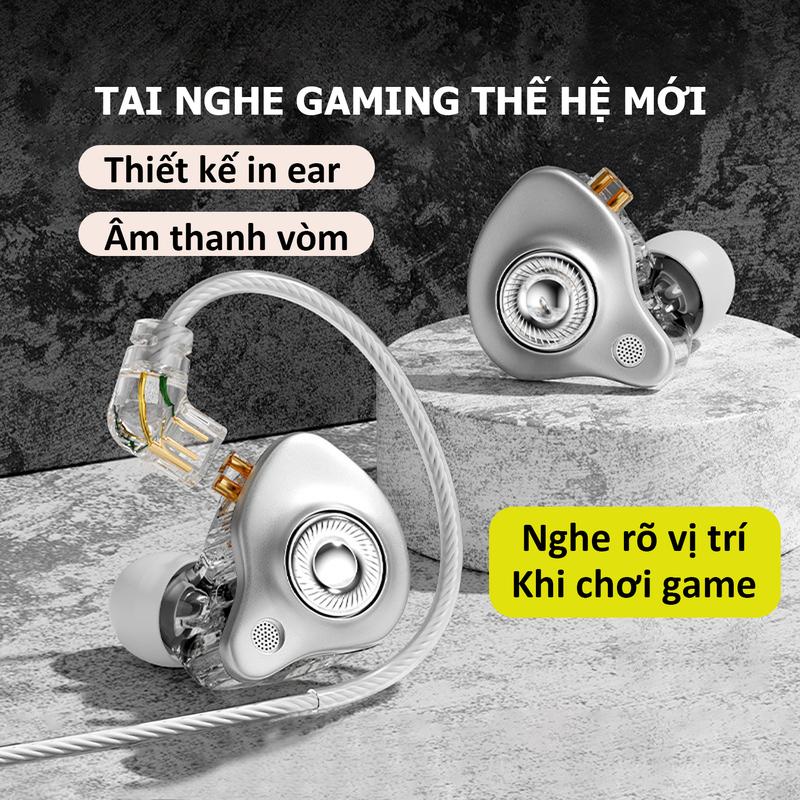 Tai Nghe Gaming S25 chân cắm Type C và 3.5mm dùng cho điện thoại và laptop
