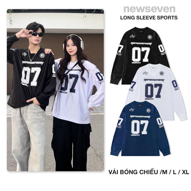 Áo thun jersey số dài tay NEWSEVEN Long Sleeve Sports Shirt ADT.369