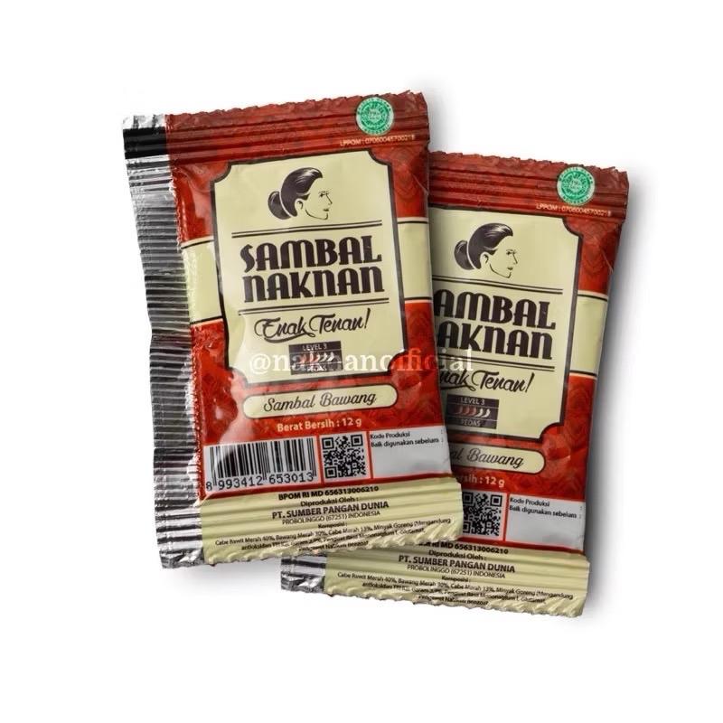 Daily Food.id •►  Bawang Naknan Level 3  Sachet @12gr (1 Pack isi 50 Pcs) • Praktis Masakan Instan sambal kemasan 1