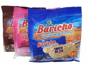 3pack Baricho Oat Sereal Chocho Snack Muster 20 Pieces Food Cereal Instan Rasa Vanilla Milk Flavour (random sesuai stok toko)