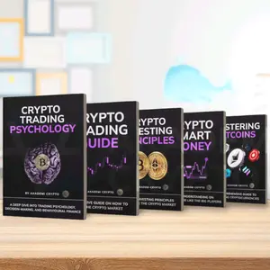 Paket 5 Buku Crypto Trading Psychology - Mastering Altcoins - Crypto Smart Money - Investing Principles - Trading Guide ( Isi 5 Buku )