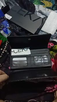 Product Review of CEKA Dompet Wanita Serbaguna Panjang Dompet Croco Kulit Dompet Kartu Terbaru - Lindex Long Wallet from y**✨ 0