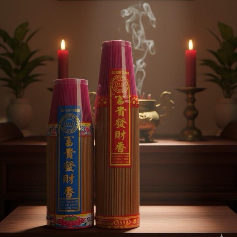 Nhang Trầm Thơm Diệu nhẹ- Ít Khói Nhang Sạch An Toàn